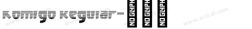 Komigo Regular字体转换